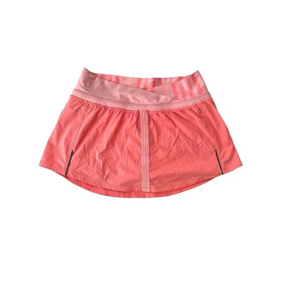lululemon athletica Pants - Lululemon Skirt Shorts Women's Size 4 Run Orange Bleached‎ Coral Pink Stretch